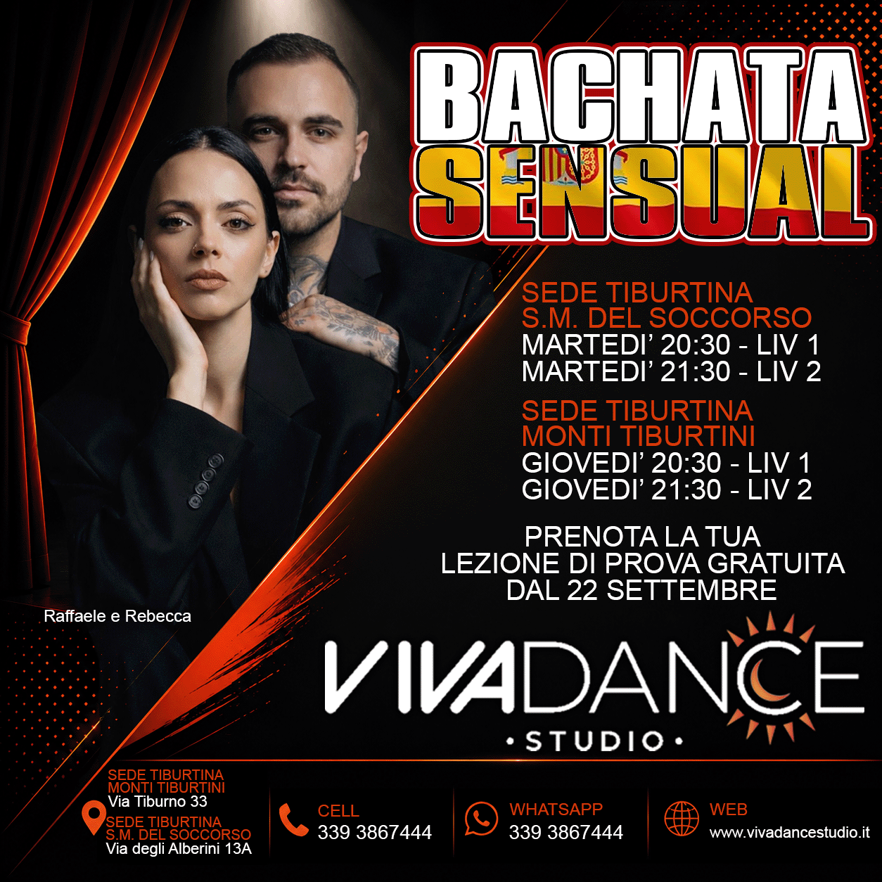 Corsi Bachata Sensual Roma